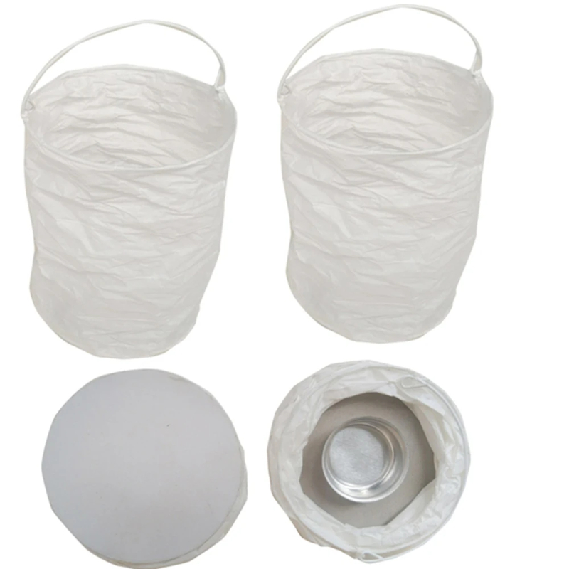 4pcs DIY White Straight Paper  - Outdoor Lighting Year Round recensie en prijs