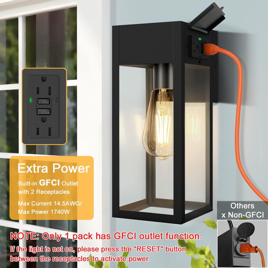 Pack Porch Lights Outdoor Wall - Outdoor Lighting No Outlet recensie en prijs