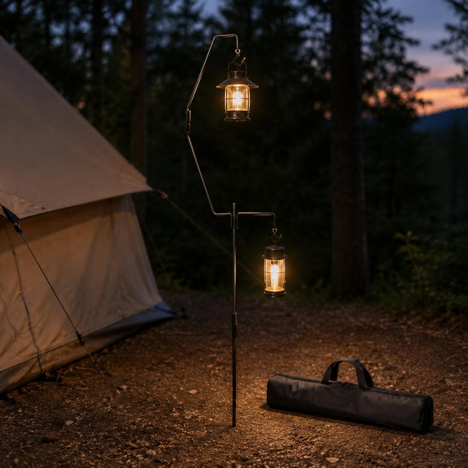 10 Pieces Camping Lantern Stan - Hanging Outdoor Lighting recensie en prijs
