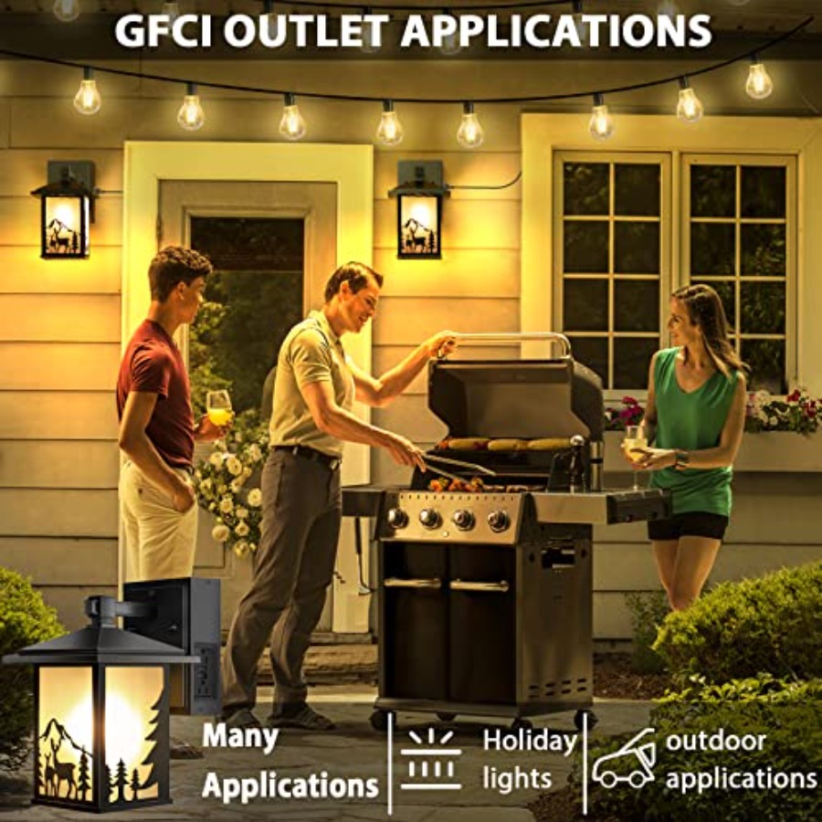Porch Lights with GFCI Outlet  - Outdoor Lighting No Outlet recensie en prijs