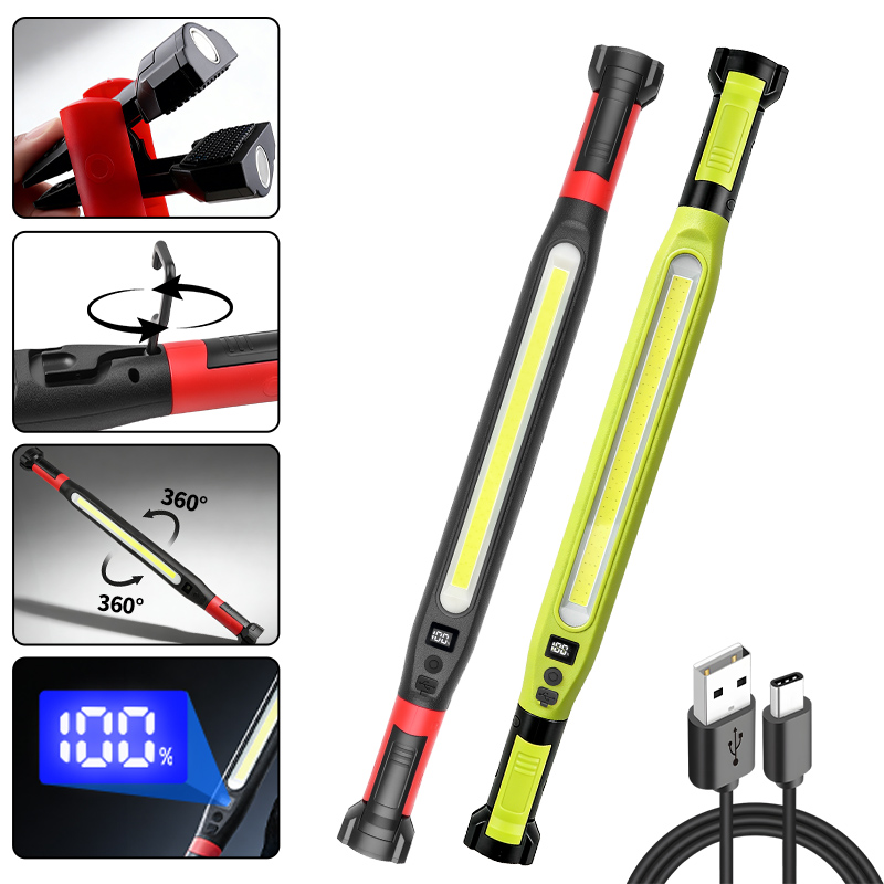 COB Work Light Type‑C Recharge - Outdoor Lighting Hooks recensie en prijs