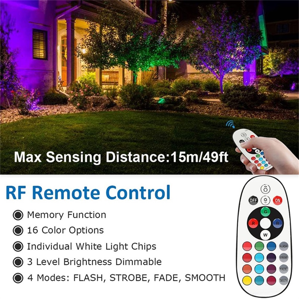 RGBW Landscape Lighting 10W wi - Outdoor Lighting Landscape recensie en prijs