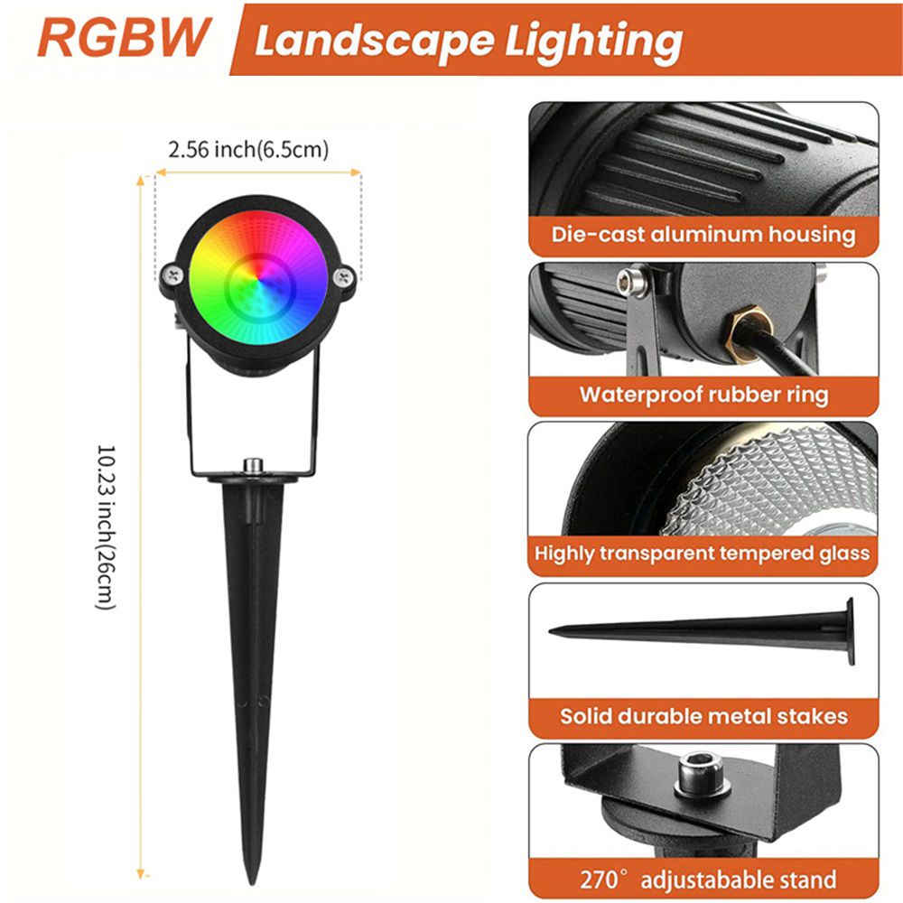 RGBW Landscape Lighting 10W wi - Outdoor Lighting Landscape recensie en prijs
