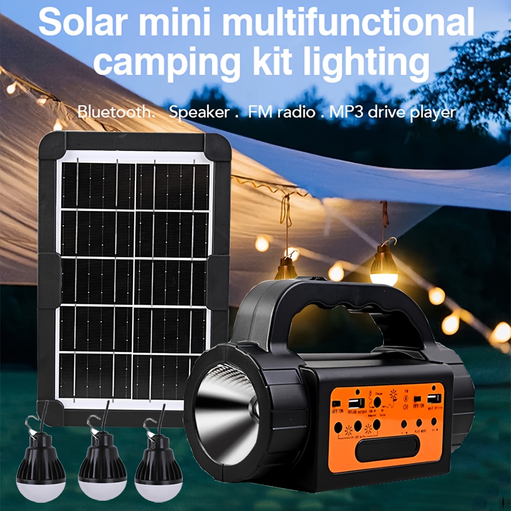 Solar Rechargeable Camping Lig - Outdoor Lighting Uplight recensie en prijs