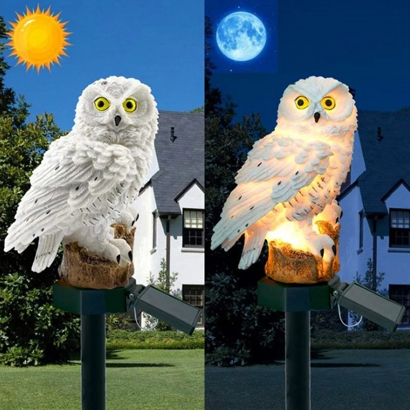 Solar Owl Statue Garden Light  - Outdoor Lighting And Landscape recensie en prijs