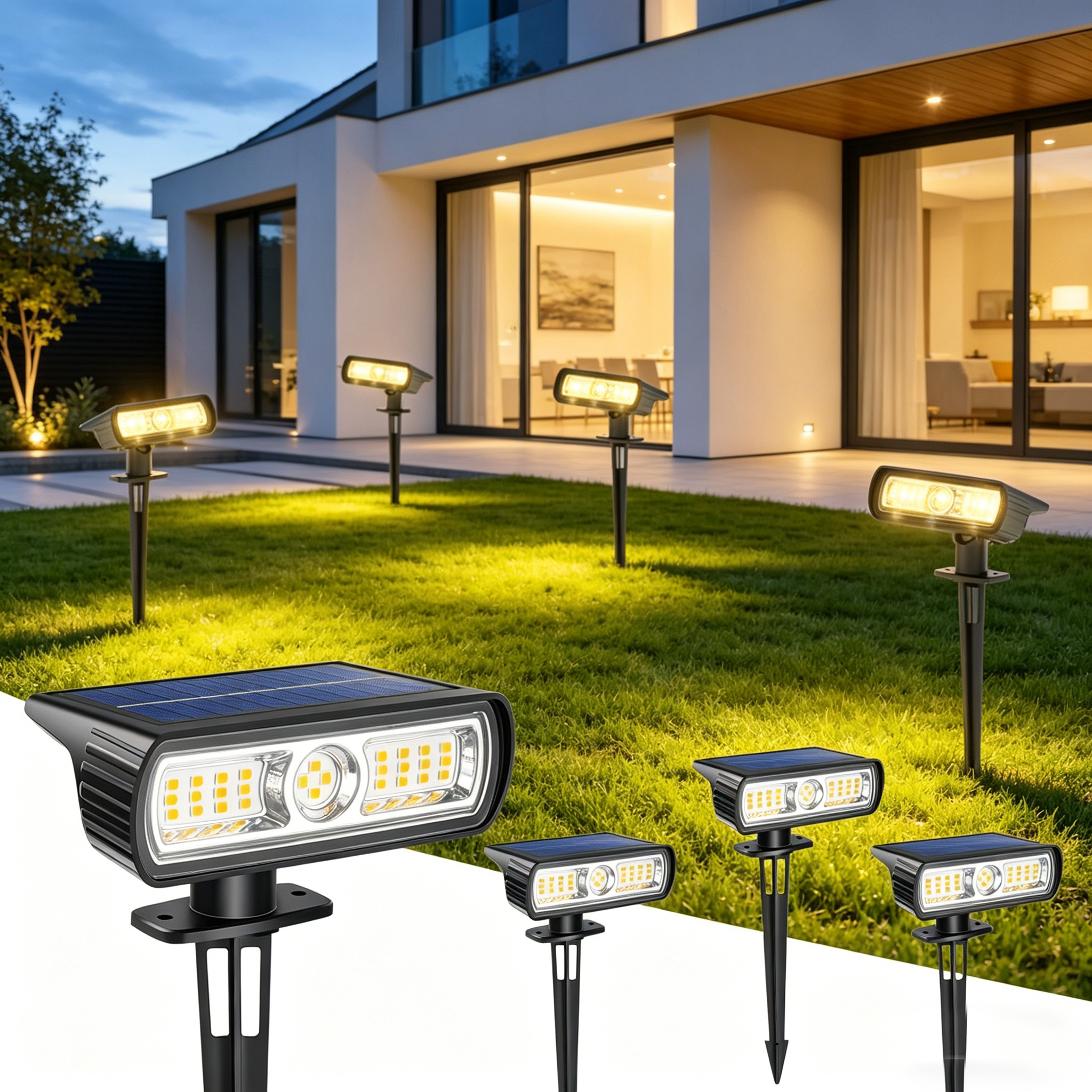 4 Pack Solar Landscape Spot Li - Outdoor Lighting Landscape recensie en prijs
