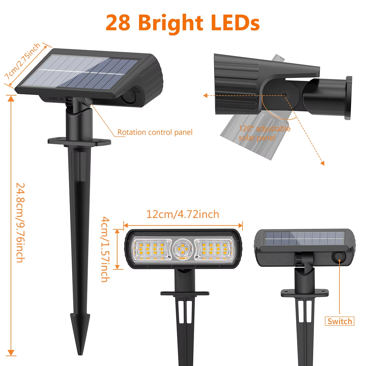 4 Pack Solar Landscape Spot Li - Outdoor Lighting Landscape recensie en prijs