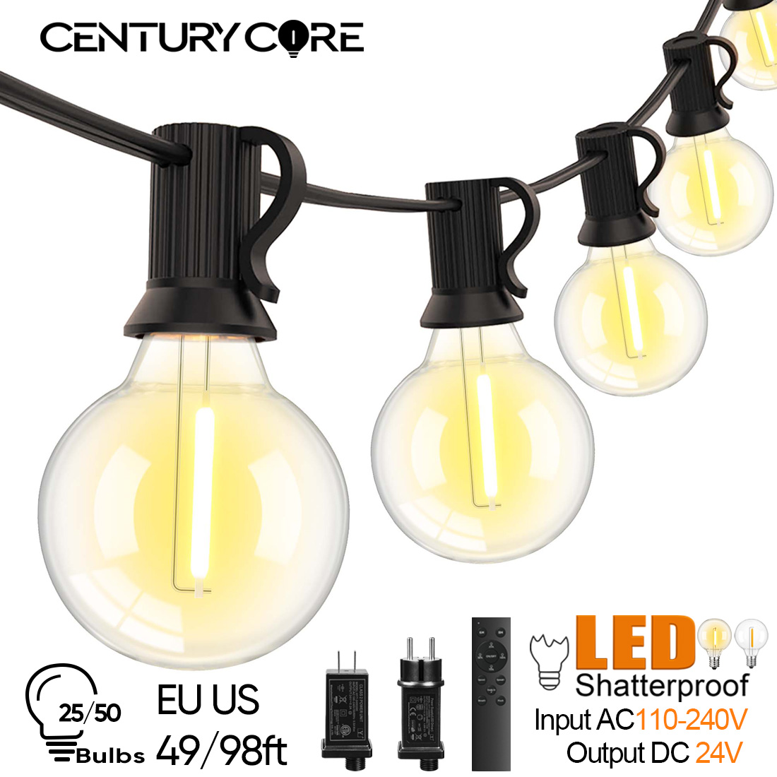 15M 30M Led G40 String Light 2 - Outdoor Lighting Year Round recensie en prijs