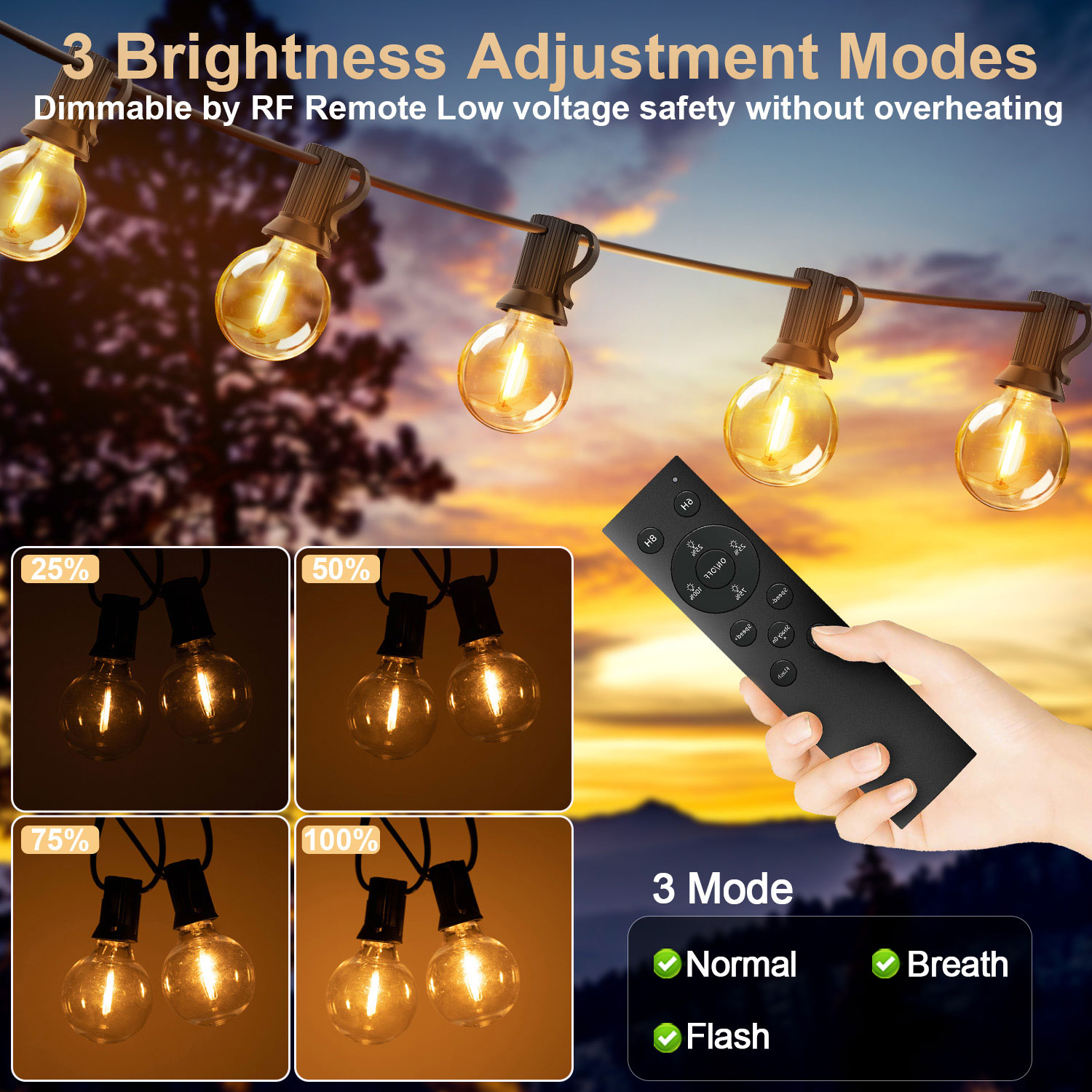 15M 30M Led G40 String Light 2 - Outdoor Lighting Year Round recensie en prijs