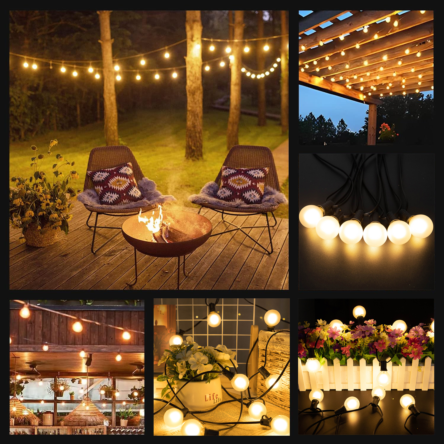 Retro Led G40 Street Garland L - Outdoor Lighting Uk recensie en prijs