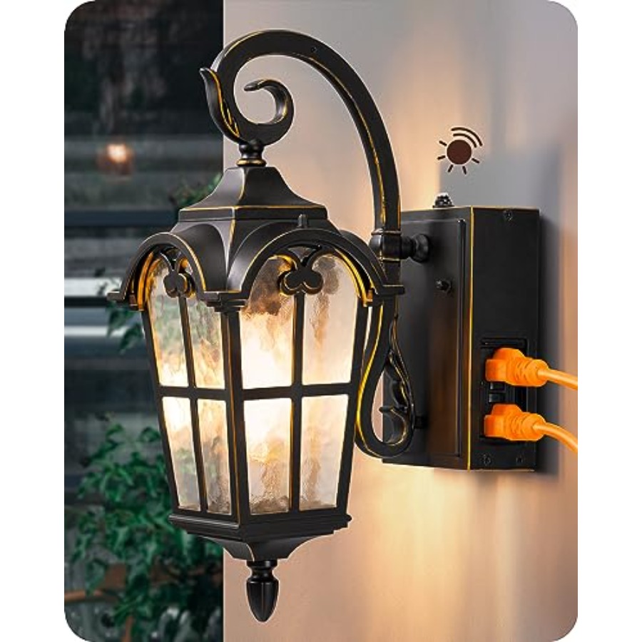 Dusk to Dawn Outdoor Wall Ligh - Outdoor Lighting No Outlet recensie en prijs