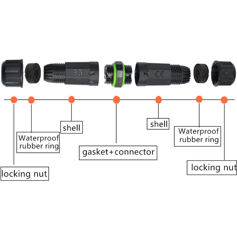 M16 Waterproof Cable Connector - Outdoor Lighting Wire Connectors recensie en prijs
