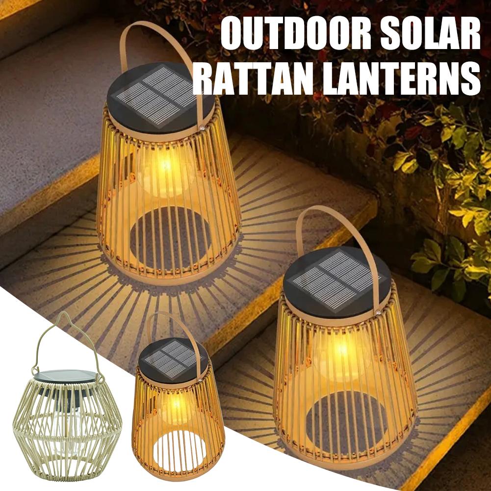 IP65 Waterproof Solar Rattan L - Hanging Outdoor Lighting recensie en prijs