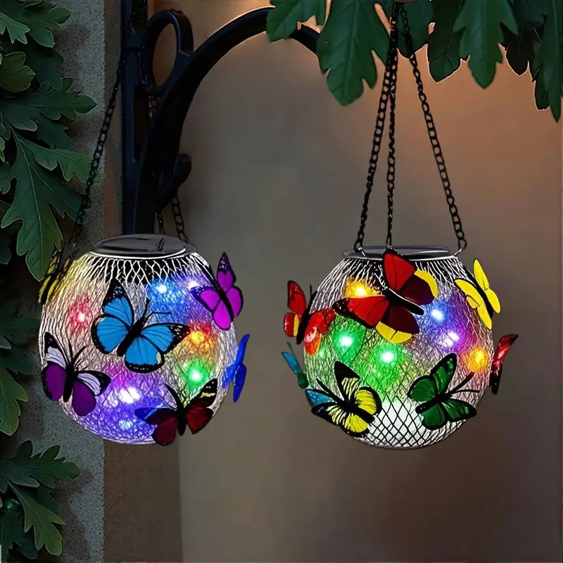 Solar butterfly hanging light  - Outdoor Lighting And Landscape recensie en prijs