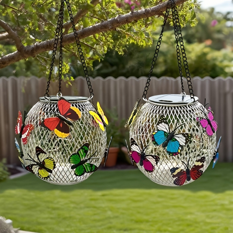 Solar butterfly hanging light  - Outdoor Lighting And Landscape recensie en prijs