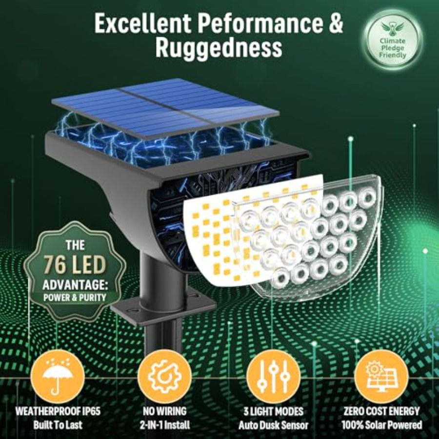 Solar Lights Outdoor Waterproo - Outdoor Lighting And Landscape recensie en prijs