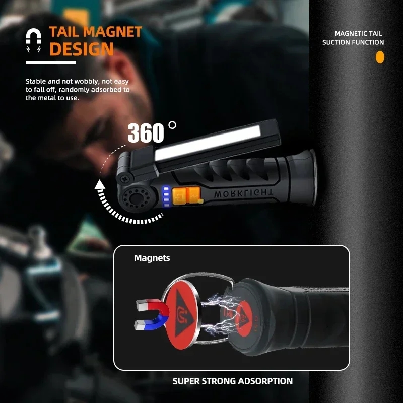 Portable COB LED Flashlight Re - Hanging Outdoor Lighting recensie en prijs