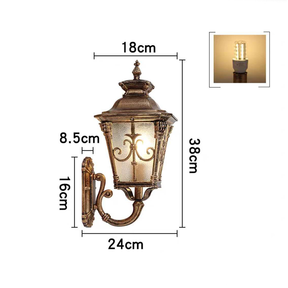 SANDIY Vintage Wall Light Outd - Outdoor Lighting Uk recensie en prijs