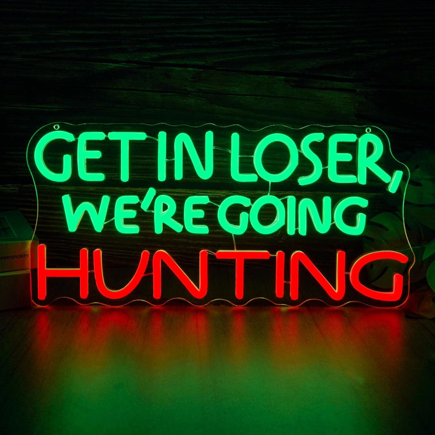 Funny Hunting Neon Sign LED Li - Outdoor Lighting Wall recensie en prijs