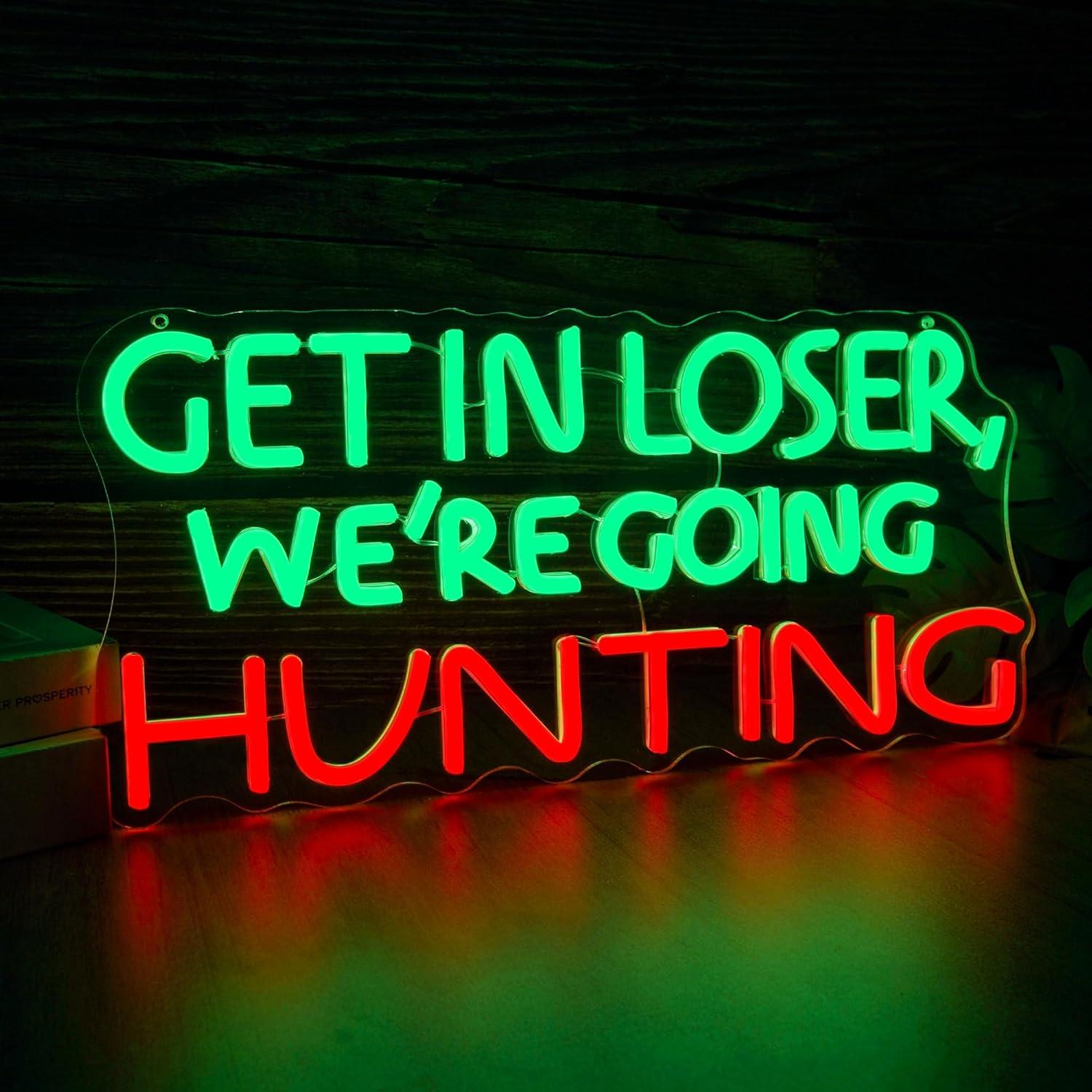 Funny Hunting Neon Sign LED Li - Outdoor Lighting Wall recensie en prijs