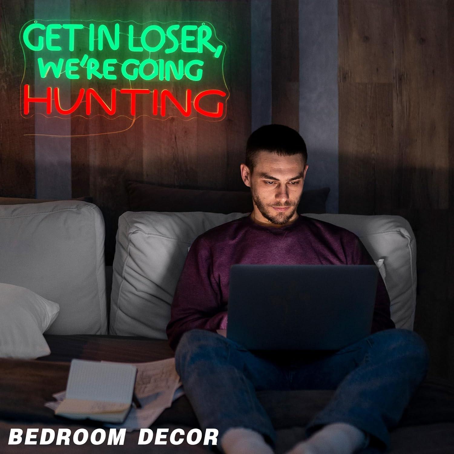 Funny Hunting Neon Sign LED Li - Outdoor Lighting Wall recensie en prijs