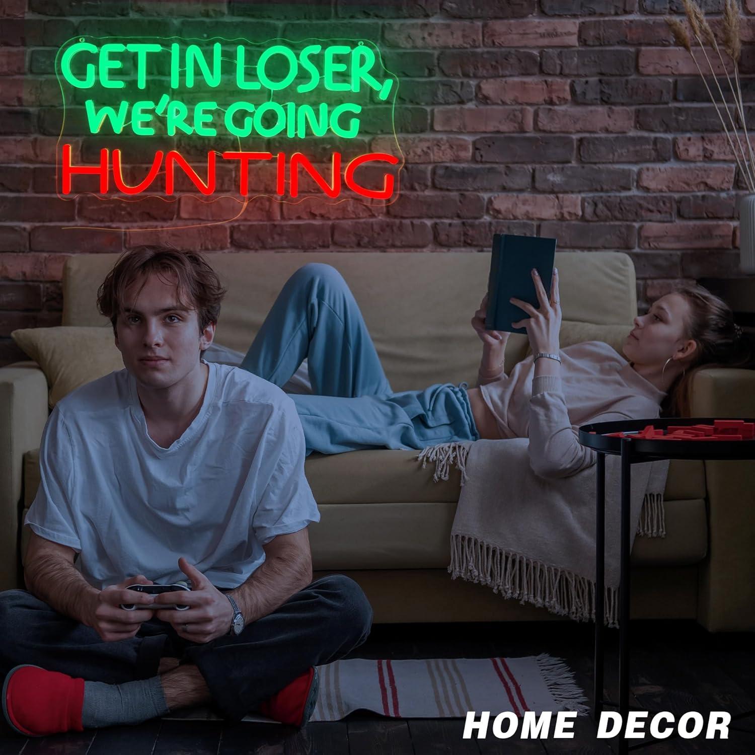 Funny Hunting Neon Sign LED Li - Outdoor Lighting Wall recensie en prijs