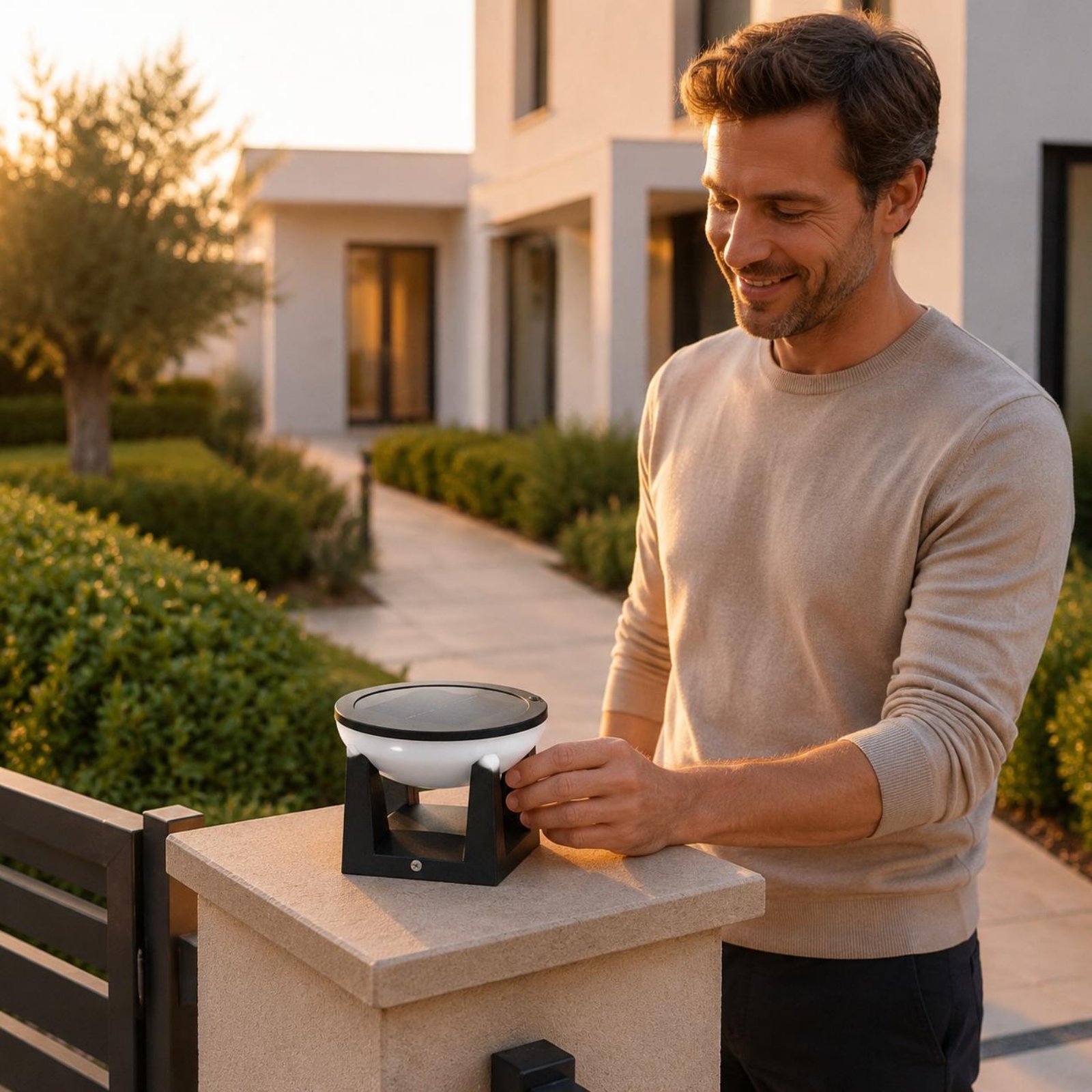 Solar Post Light Easy to Insta - Outdoor Lighting Install recensie en prijs