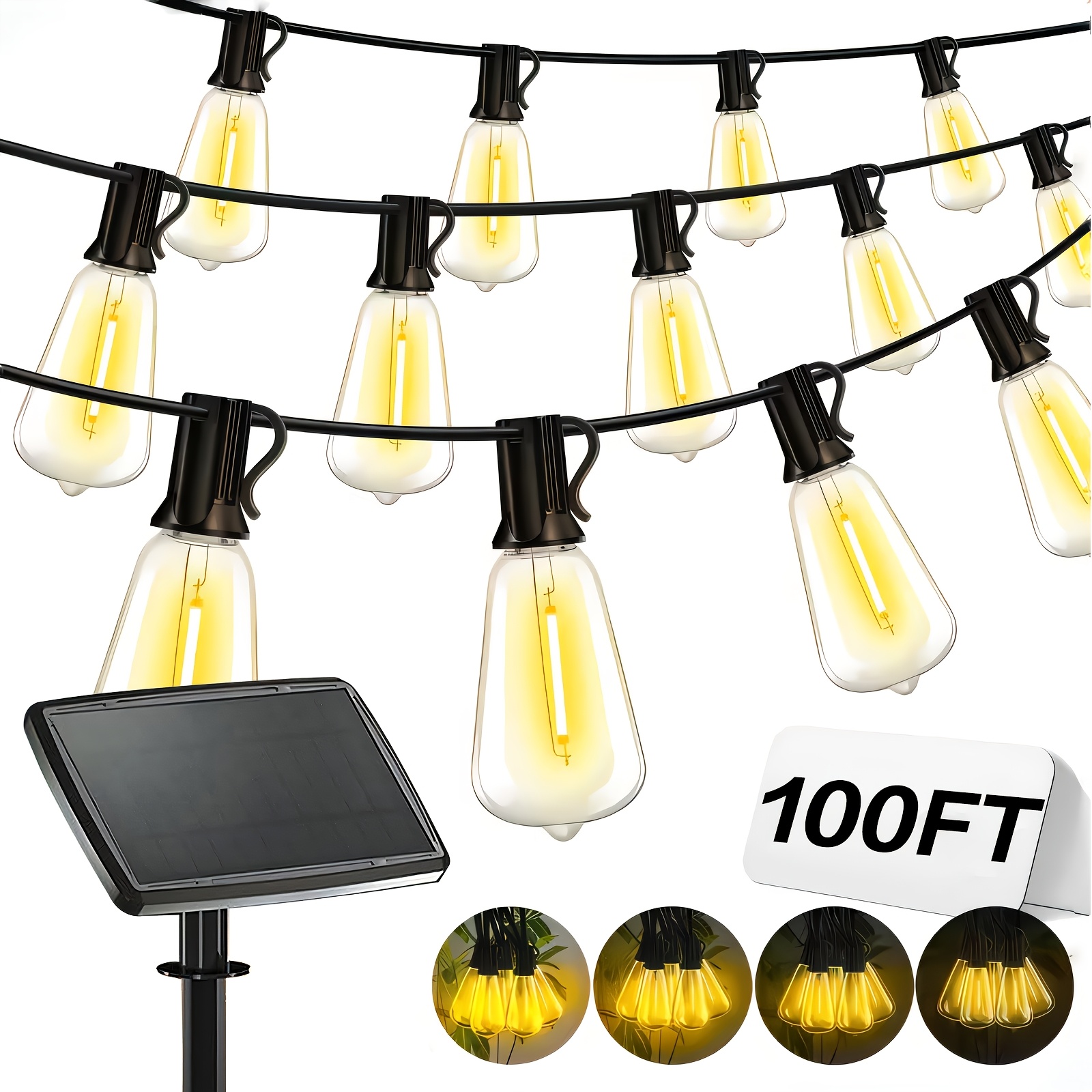 Solar Lights Outdoor, 100ft Pa - Outdoor Lighting Halloween recensie en prijs