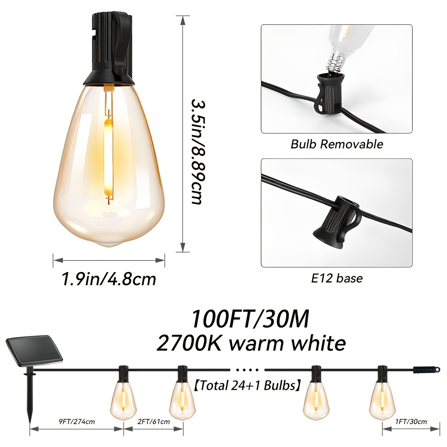 Solar Lights Outdoor, 100ft Pa - Outdoor Lighting Halloween recensie en prijs