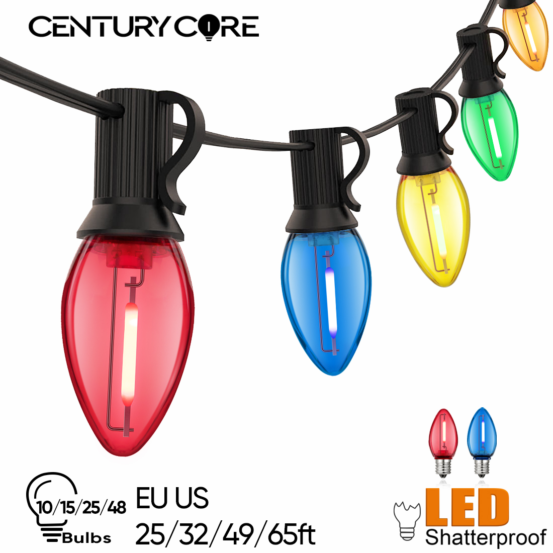 Plastics C7 Street Garland E12 - Outdoor Lighting Uk recensie en prijs