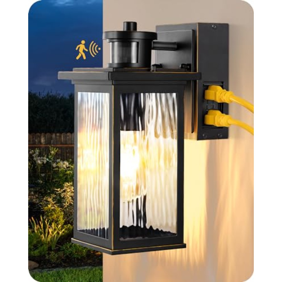Outdoor Wall Light with GFCI O - Outdoor Lighting No Outlet recensie en prijs