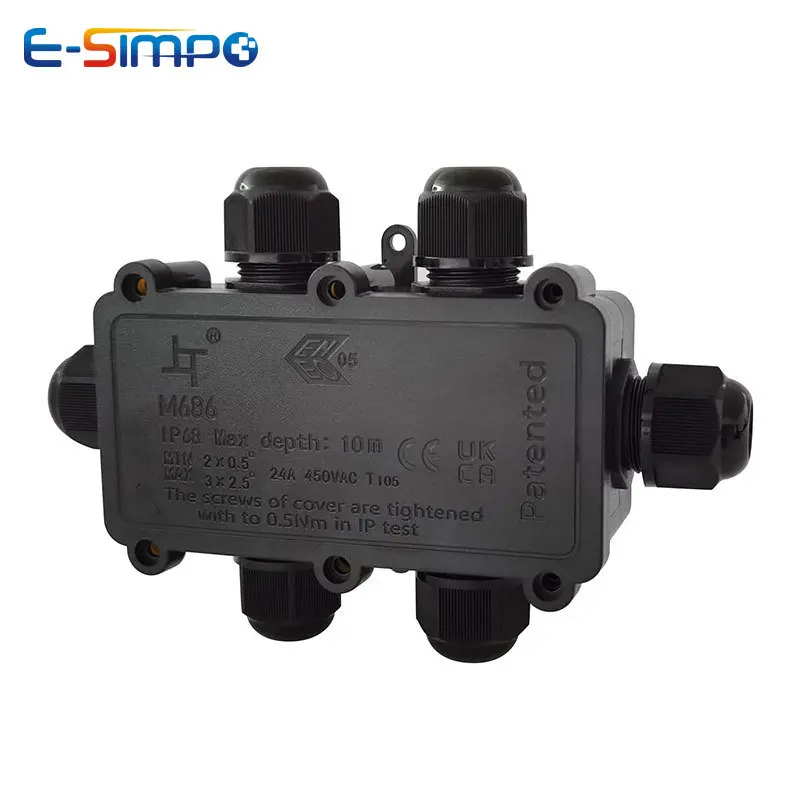 6Way 1IN5Out IP68 Underwater P - Outdoor Lighting Wire Connectors recensie en prijs
