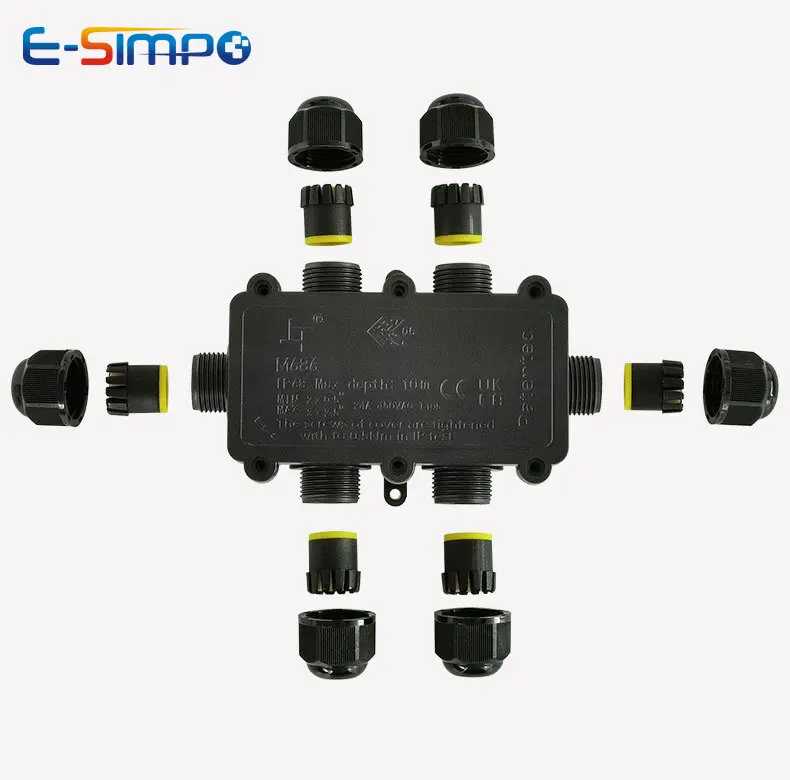 6Way 1IN5Out IP68 Underwater P - Outdoor Lighting Wire Connectors recensie en prijs