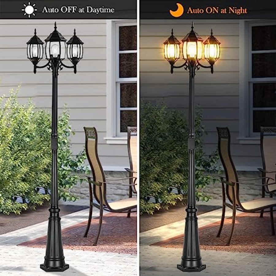 Dusk to Dawn Outdoor Lamp Post - Outdoor Lighting No Outlet recensie en prijs