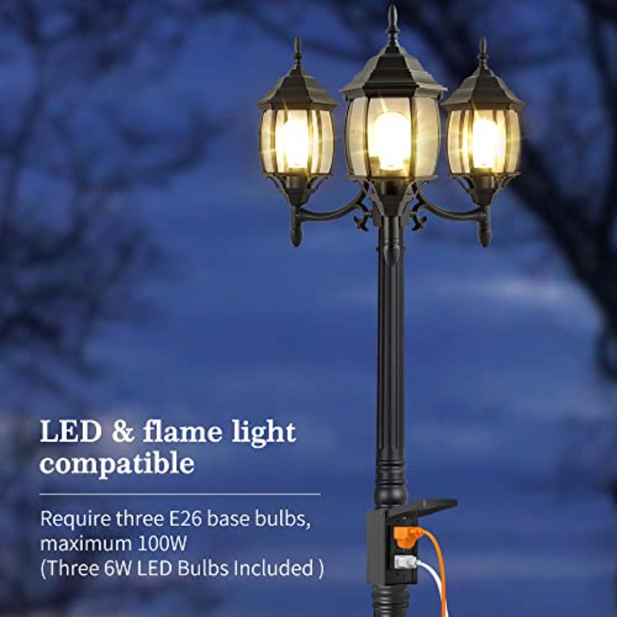 Dusk to Dawn Outdoor Lamp Post - Outdoor Lighting No Outlet recensie en prijs