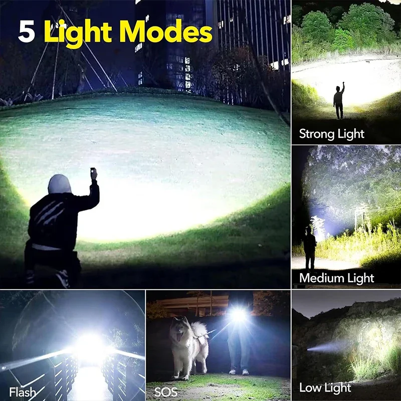 High Power LED Flashlight Rech - Outdoor Lighting Landscape recensie en prijs