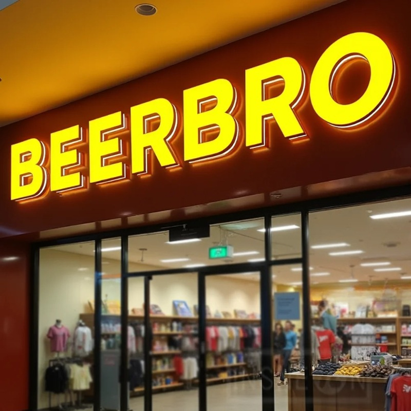 Custom Metal LED Sign Wall Log - Outdoor Lighting Wall recensie en prijs