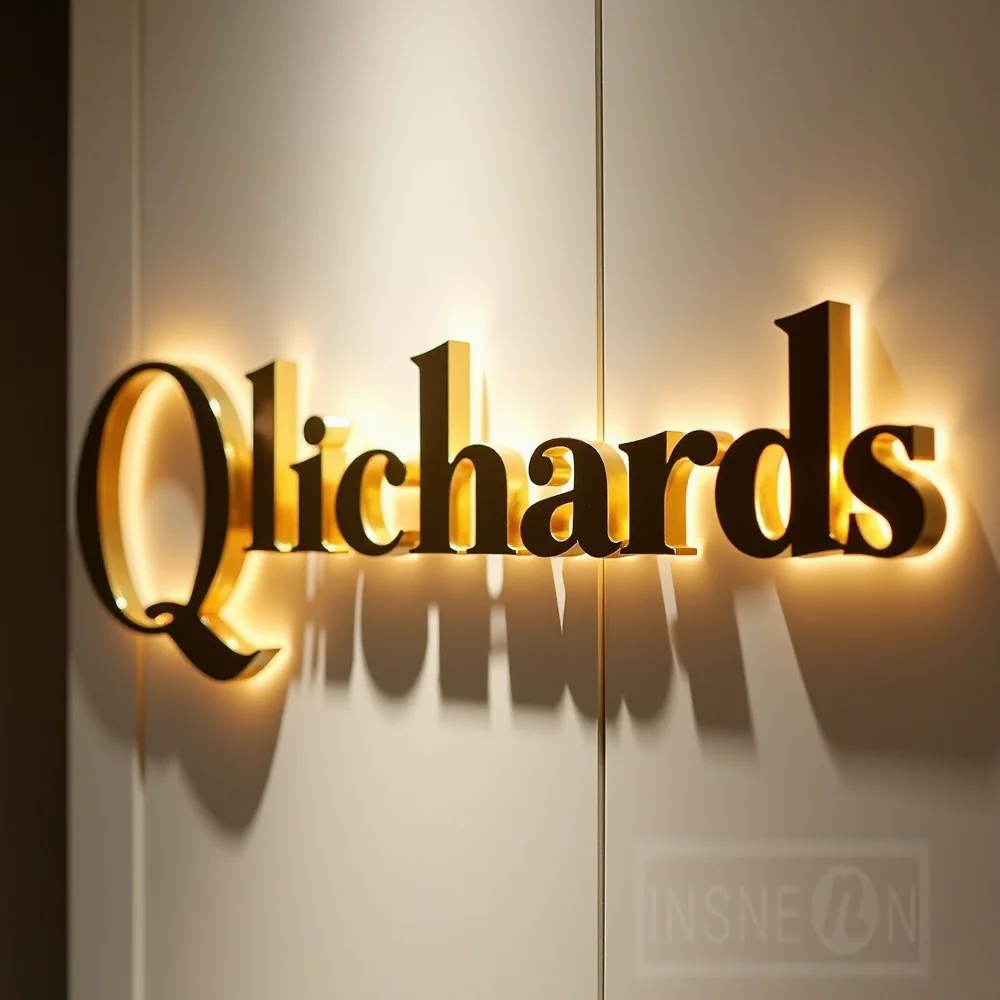 Custom Metal LED Sign Wall Log - Outdoor Lighting Wall recensie en prijs