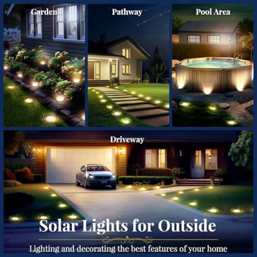 Solar Ground Lights Solar Ligh - Outdoor Lighting Landscape recensie en prijs
