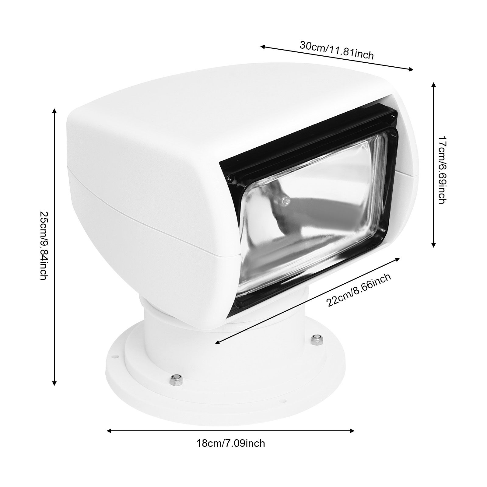 12V 100W Marine Spotlight Boat - Outdoor Lighting Install recensie en prijs