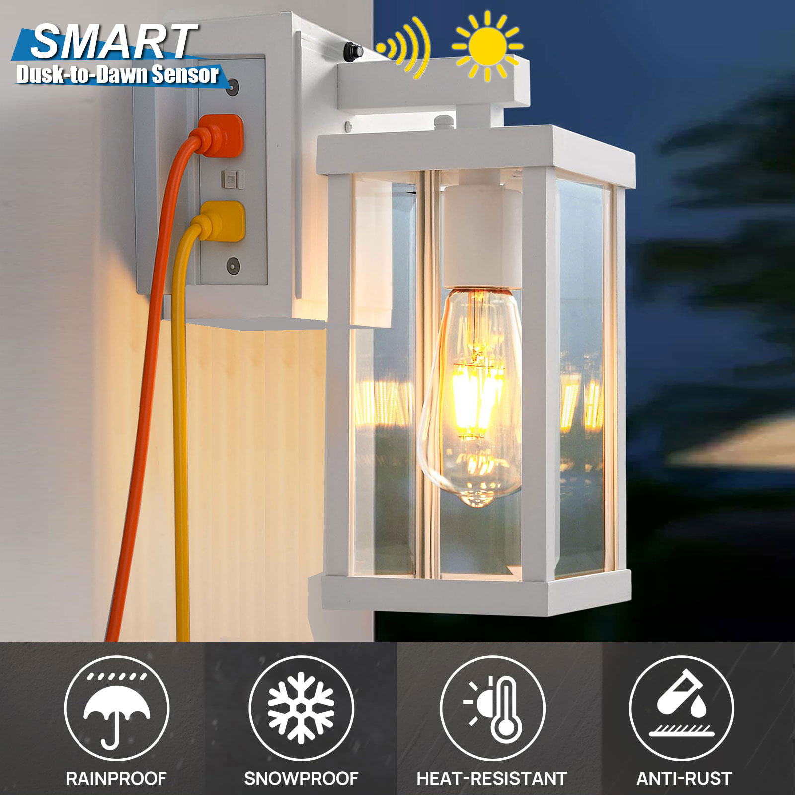 Dusk To Dawn Outdoor Light Por - Outdoor Lighting No Outlet recensie en prijs