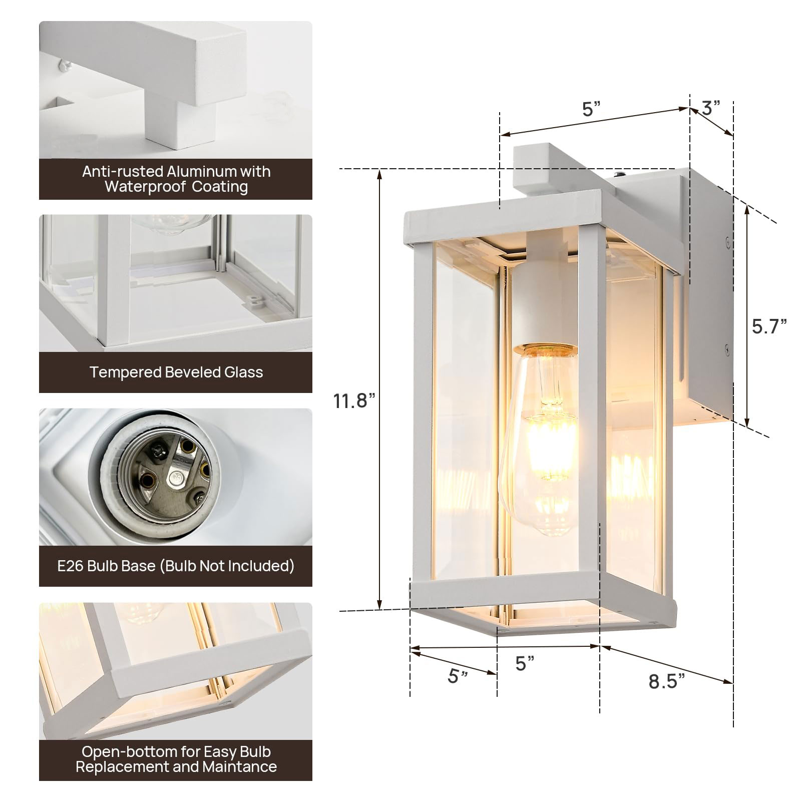 Dusk To Dawn Outdoor Light Por - Outdoor Lighting No Outlet recensie en prijs